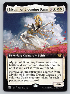 Myojin of Blooming Dawn Extended Art  - Commander Kamigawa: Neon Dynasty MTG