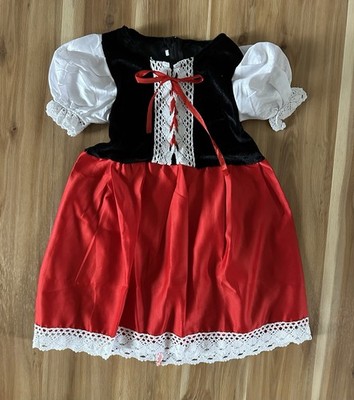 Girls Costume Sz 5 Little Red Riding Hood/ Octoberfest/ Folk Dress