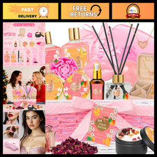 23Pcs Luxurious Spa Gift Set, Skin Care Basket for Women - Relaxation Pamperin