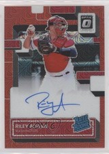 2022 Panini Donruss Optic Red Mojo Prizm 32/99 Riley Adams #RRS-RA Auto 0c3