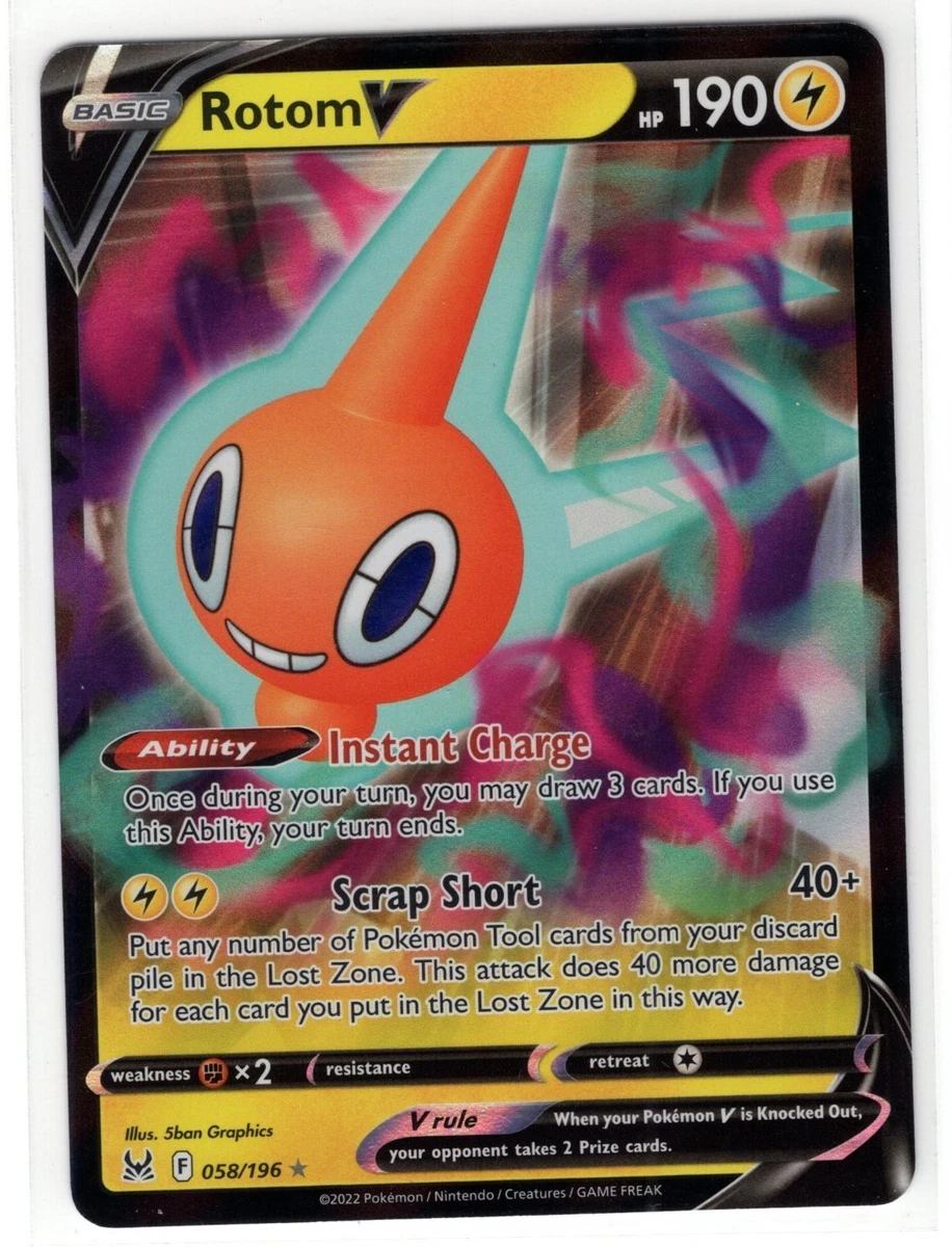 Rotom V 058/196 Swsh11: Lost Origin for sale | eBay