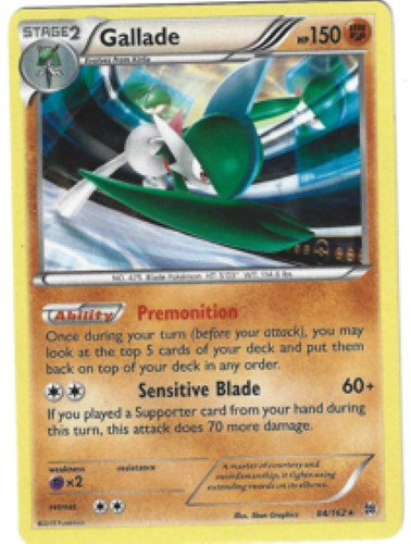 Holo Rare Gallade 84/162 Breakthrough - Pokemon TCG - LP