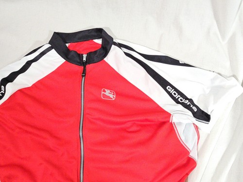 Giordana Jersey 2XL Red Silverline Cycling Short Sleeve Three Pockets Biking - Bild 9 von 9