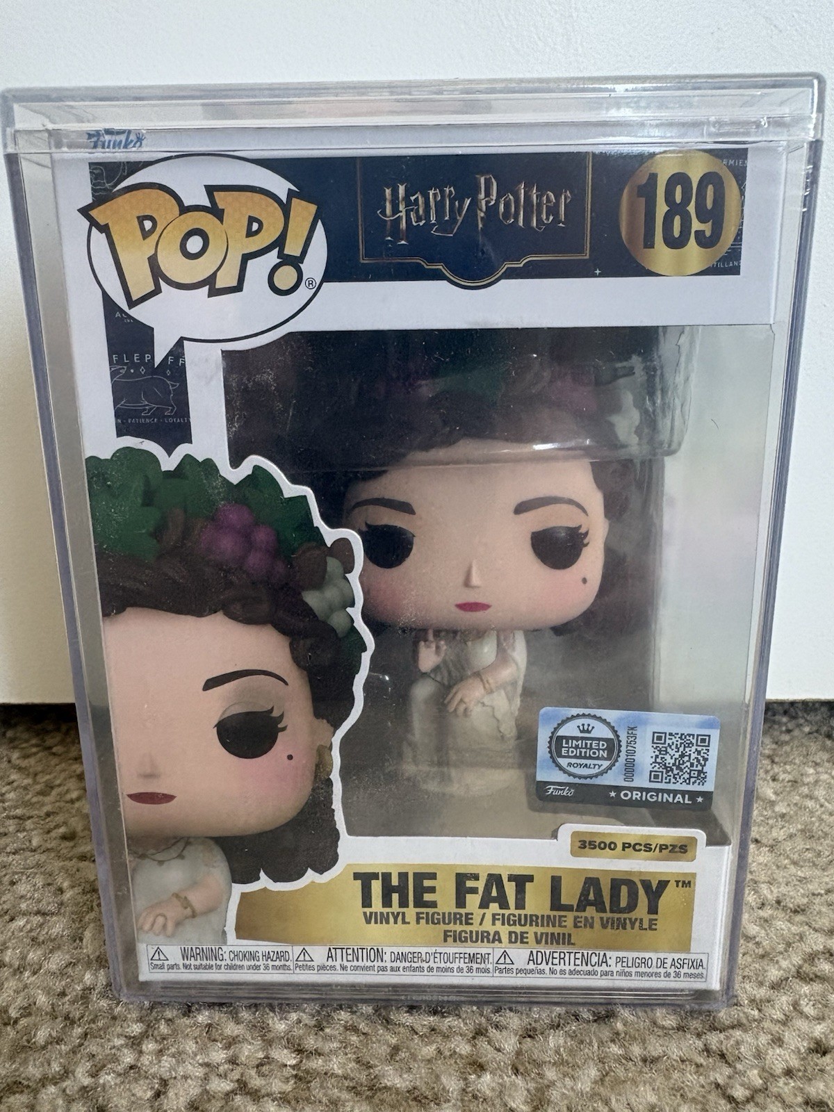 Funko Pop Harry Potter The Fat Lady #189 Limited Edition 3500 Pcs w/ Protector