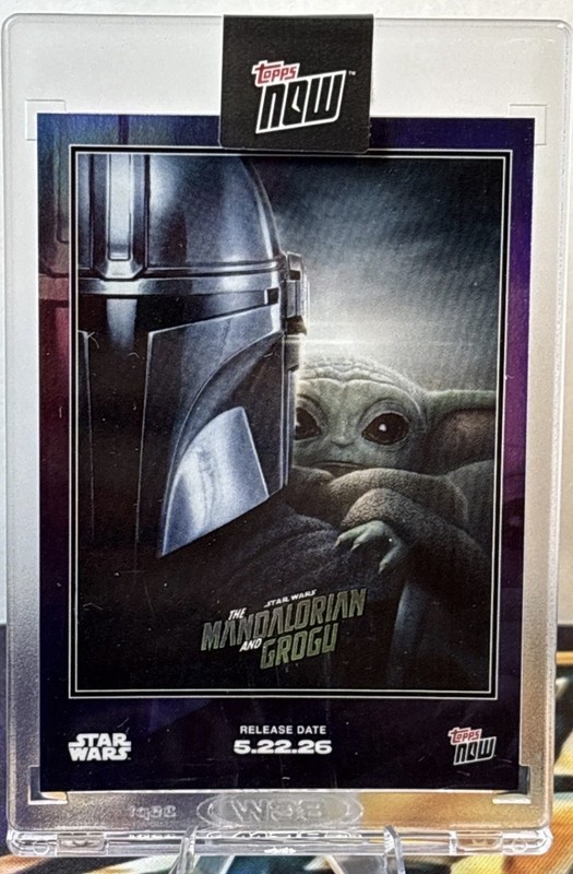 The Mandalorian and Grogu 2026 Star Wars Topps NOW #MGSP2 Short Print Card