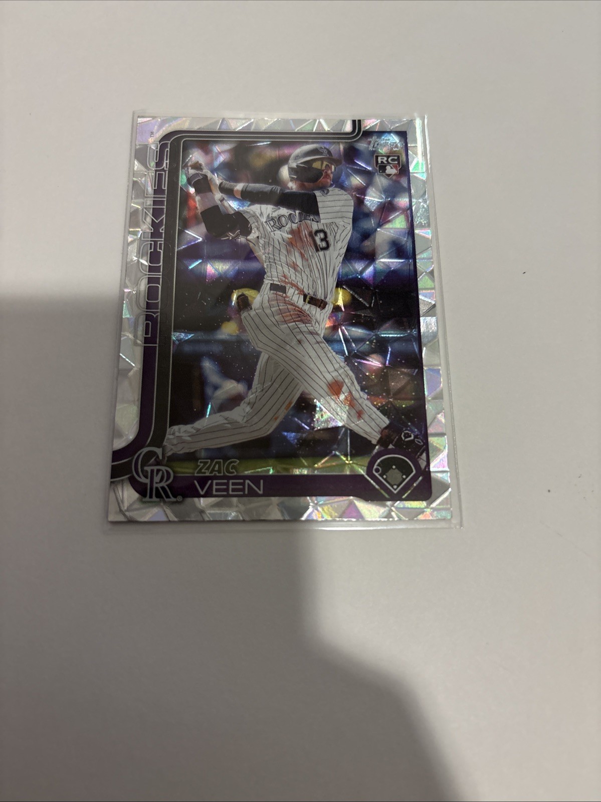 2025 Topps Update Series - Zac Veen (RC) Diamante Foil #US286