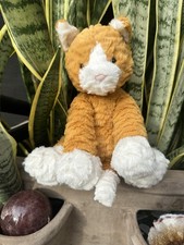 AUTHENTIC   Jellycat fuddlewuddle ginger cat- NWT- SHIPS SAME DAY 