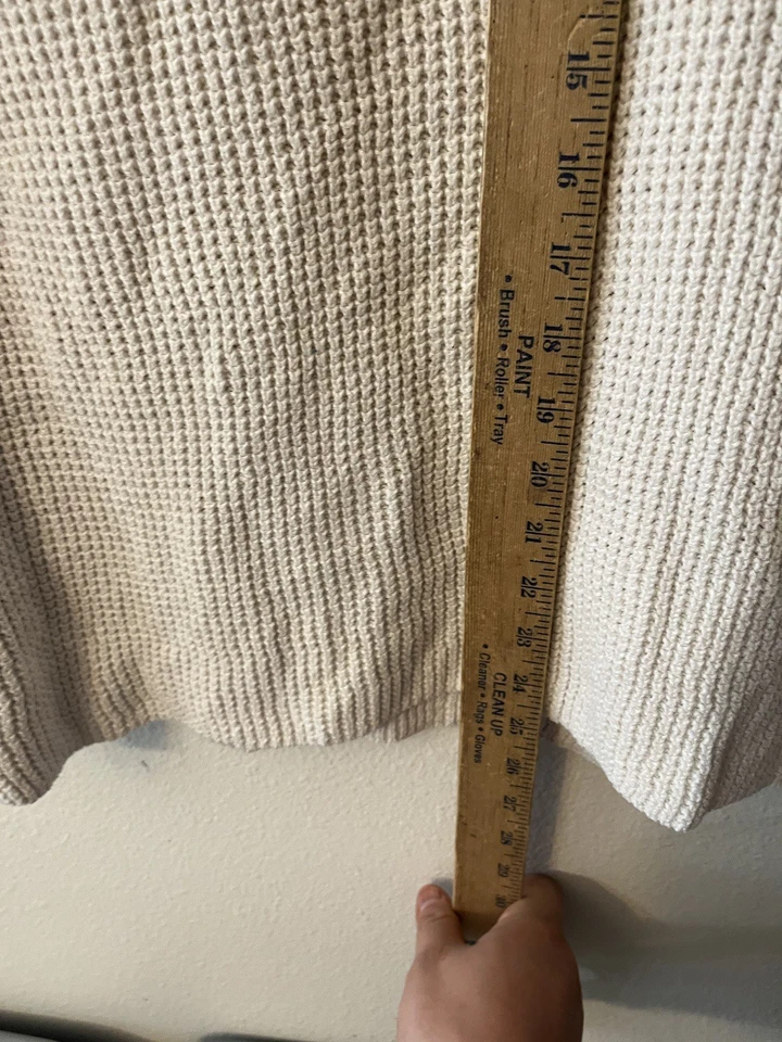 Michael Michael Kors Women's Cowl Neck Sweater Size XL White Ivory - Image 4 of 4