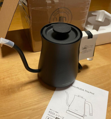 BALMUDA K02A-BK Black Electric Kettle The Pot AC100V New 0.6L