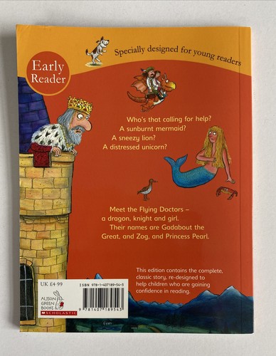 * ZOG AND THE FLYING DOCTORS PB Early Reader Book Julia Donaldson - NEW *CREASE* - Picture 6 of 10