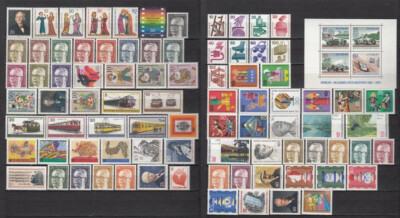 Germany BERLIN 1970-1972 - complete year sets - MNH (m3)