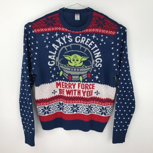 Star Wars Christmas Sweater Blue Nordic 