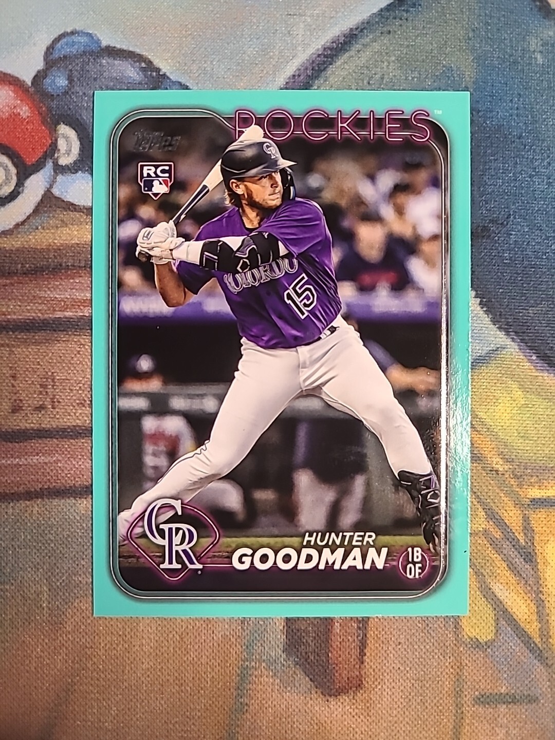 2024 Topps Series 2 - Aqua #432 Hunter Goodman (RC)