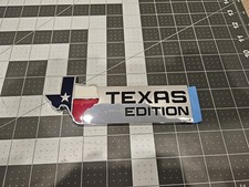 New OEM GENUINE FORD TEXAS EDITION CHROME F150 F250 F350 EXPEDITION EMBLEM BADGE