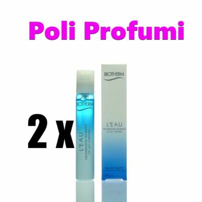 2 x Biotherm L'Eau Eau de Toilette Spray 20 ml