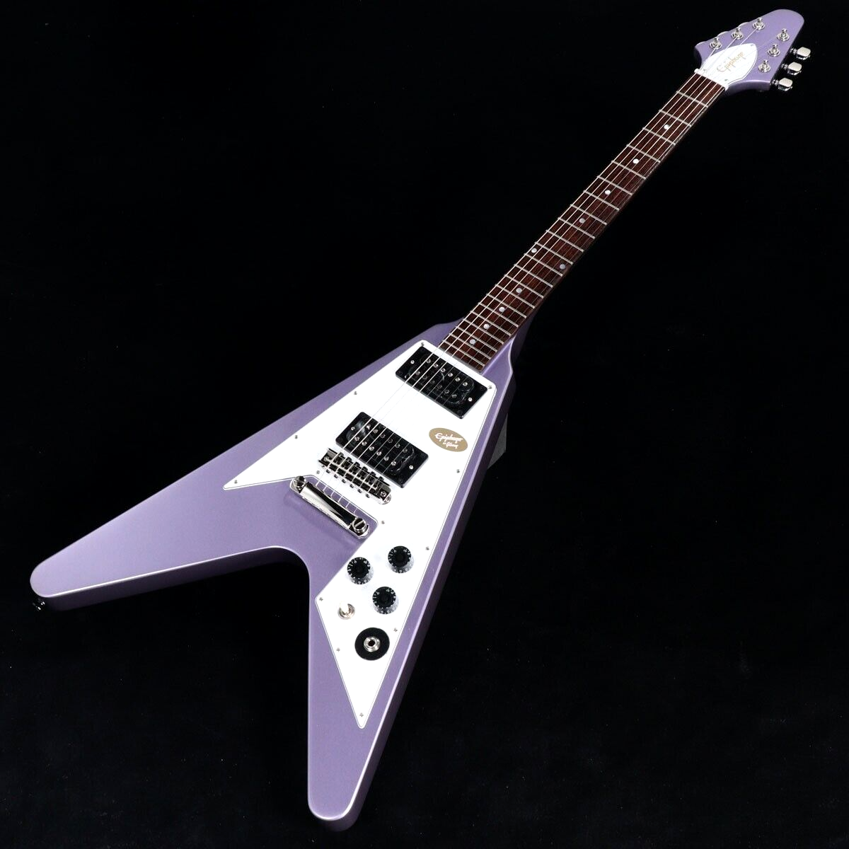 Epiphone Kirk Hammett 79 Flying V Purple Metallic Electric Guitar