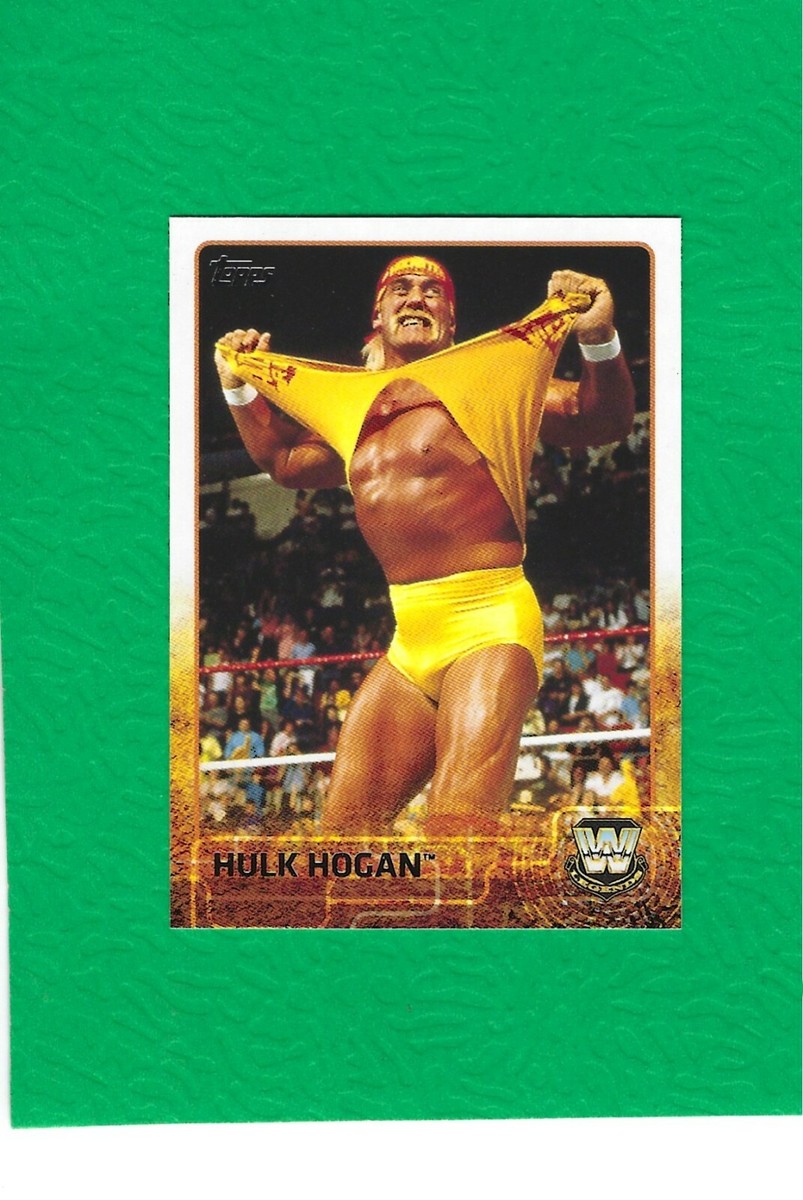 2015 TOPPS WWE #92 HULK HOGAN WWF Legends HOF MINT | eBay