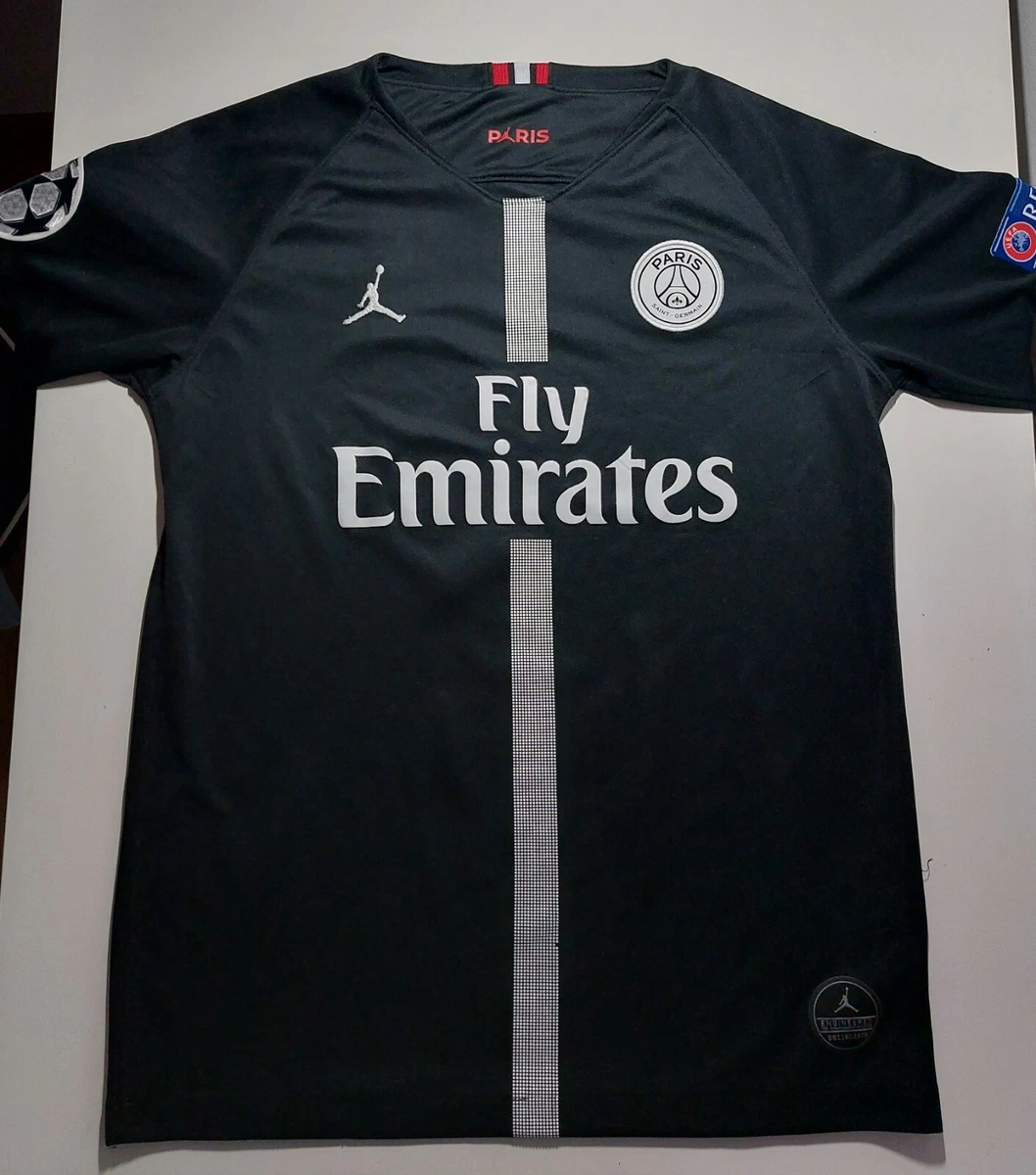 Kylian Mbappe Kids PSG Jordan 18/19 black jersey 158-170cm