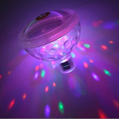 Floating Underwater LED Glow Disco Light Show Swimming for Pool Hot Tub Spa Lamp