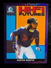 2022 Bowman - Hi-Fi Futures Purple Refractor #HIFI-10 Austin Martin /250 (RC)