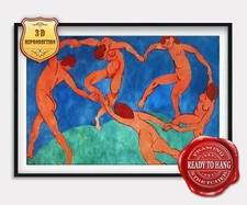 Henri Matisse. The Dance. Canvas Art Wall Decor Vintage Ready to Hang Museum Art