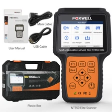 Foxwell NT650 Elite Bidirectional Car OBD2 Scanner Diagnostic TPMS Oil EPB Reset