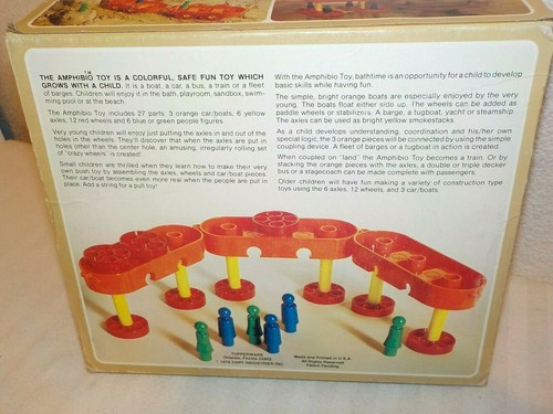 DE COLECCIÓN TUPPERWARE TOYS ANFIBIO 1976 DART INDUSTRIES COMPLETO - Imagen 5 de 12