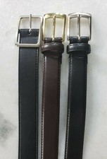 Lot of 3 Men's Belts NWT Size 52 - Two Black, One Brown