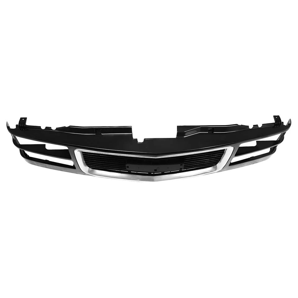 For 1994-98 GMC C1500 1994-00 K1500 K2500 Yukon Black Grille with Chrome Center Foto 4 de 4