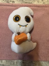 Ty Beanie Boos SCREAM the Halloween Ghost Medium 9" NEW MWMTs Plush Stuffed Toy