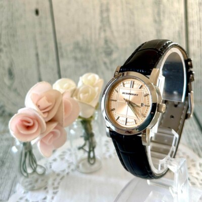 BURBERRY BU1353 Watch Rare Used From Japan Check description