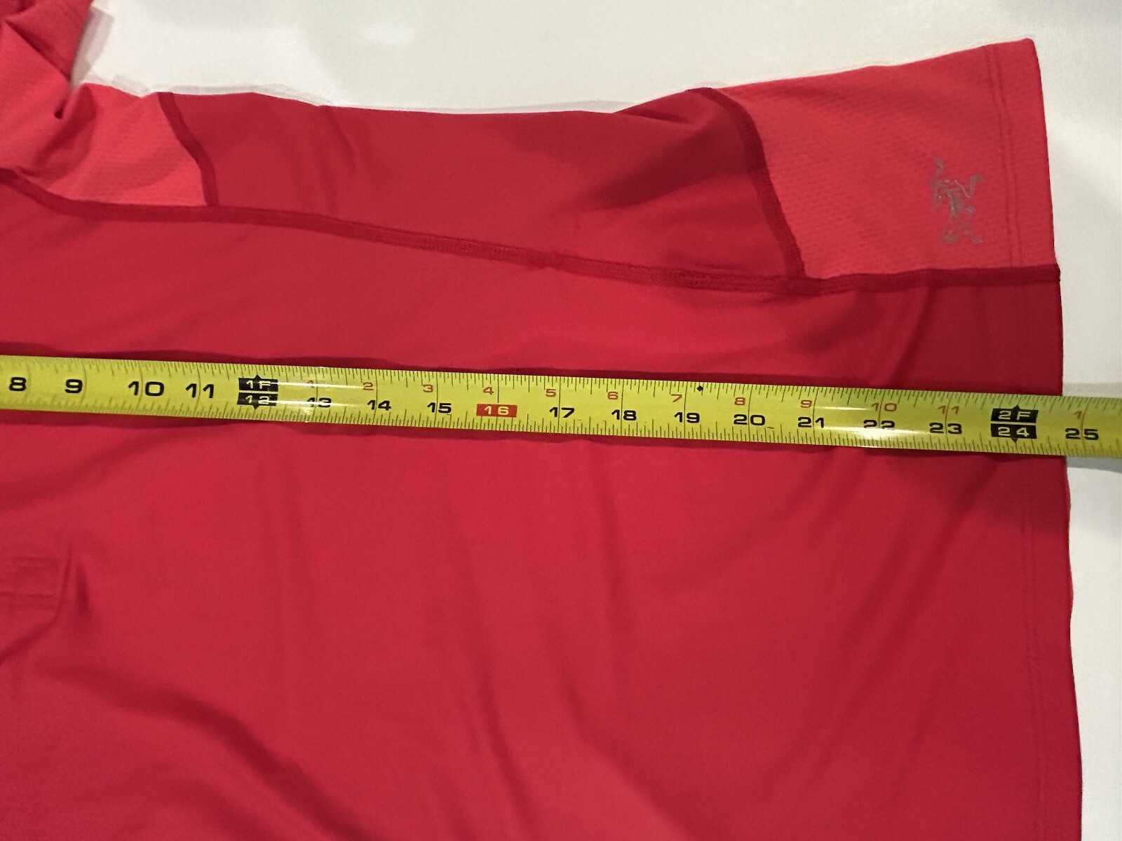 ARC'TERYX Camicia Arcteryx rossa taglia M quarto zip 1 4 zip atletica top golf strato base usata in ottime condizioni