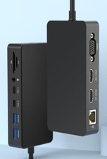 Dock Triple Power Supply 12 in 1 Docking Station For Microsoft Surface Pro