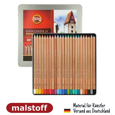 24-teiliges Pastell Stifte Set Gioconda Koh-I-Noor bei Malstoff