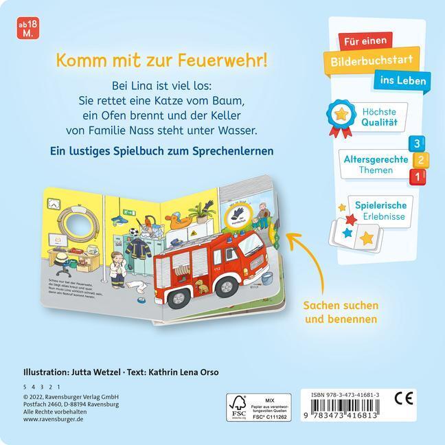 Thumbnail - Wo Ist Bloß...? Mein Feuerwehr-buch Zum Sachen Suchen Kathrin Lena