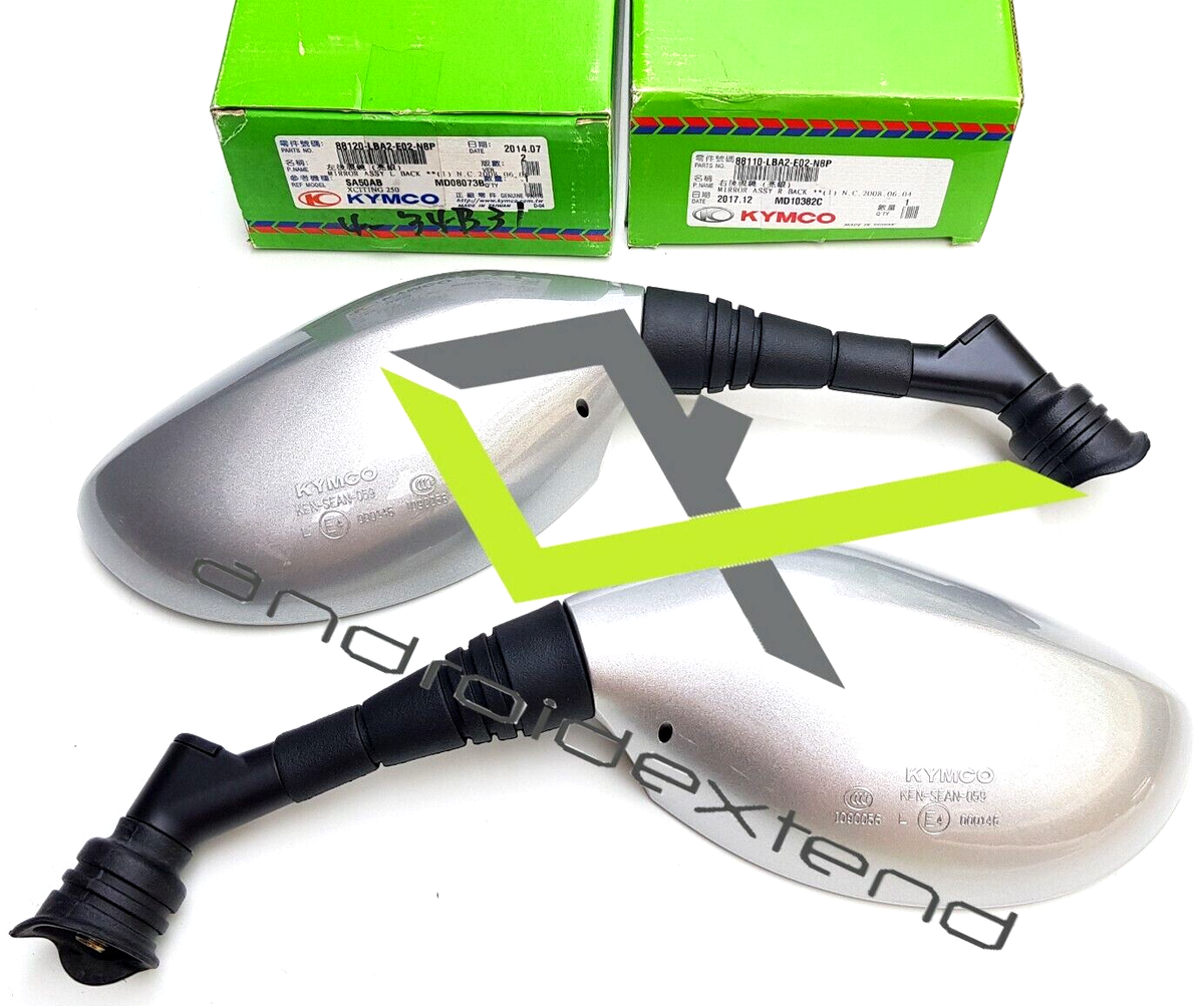 KYMCO XCITING 250/R300i/500 MIRRORS 88110-LBA2-E02-NEP + 88120
