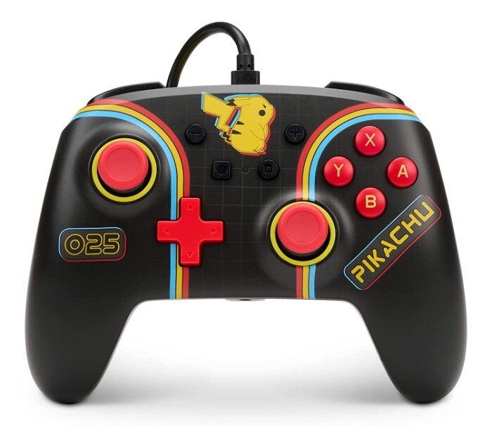 PowerA - Pokémon: Pikachu Arcade - Enhanced Wired Controller for