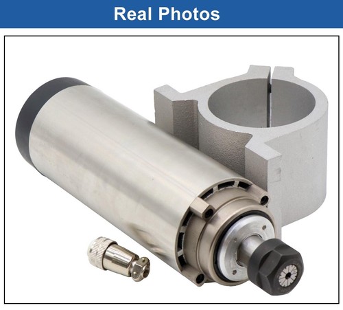 2.2KW Air Cooling Spindle AC220V 24000RPM 400HZ 80MM 8A+80MM Diameter for CNC - Picture 7 of 11