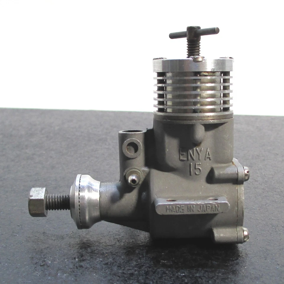 Enya 15D Mk-1 2.49cc 2-stroke vintage diesel engine for control line, used f/s - Image 4 of 4