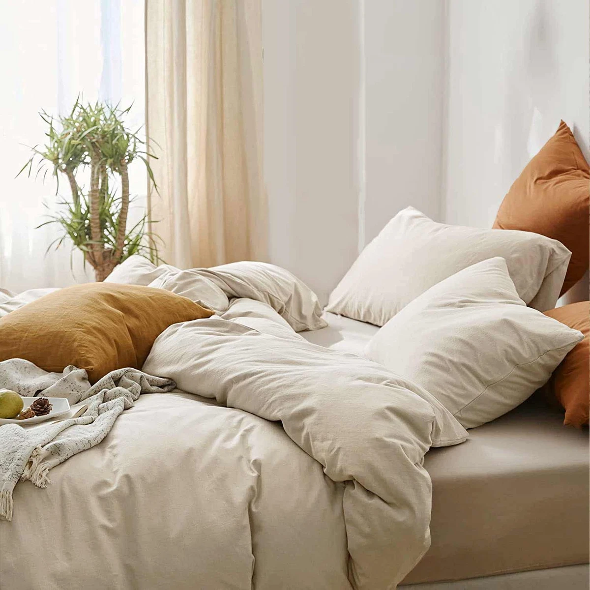 Beige on sale comforter set