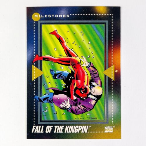 Marvel Impel 1992 Fall of Kingpin Milestones Card 198 Series 3 MCU Daredevil - Picture 1 of 2