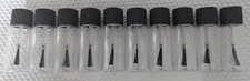 10 x Pcs 15ml Nail Art Empty  Nail Polish Jar Container Bottles w/Brush Cap