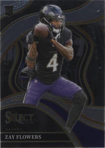 2023 Panini Select - Club Level Neon Green Prizm Die-Cut #201 Zay
