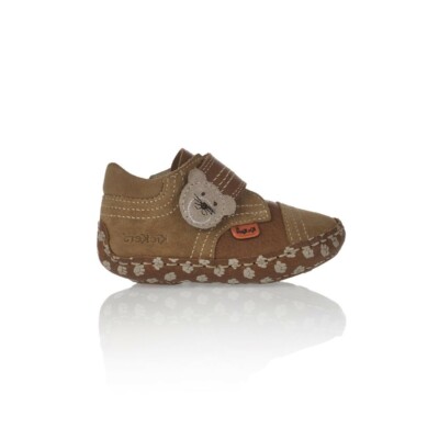 Kickers Babys BabyFace Suede Tan Booties Shoes 2479 SIZE UK4/EU20 UK