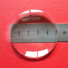 4PC 50mm Diameter Double Convex Glass Lens Focus 90mm For Optical experiment