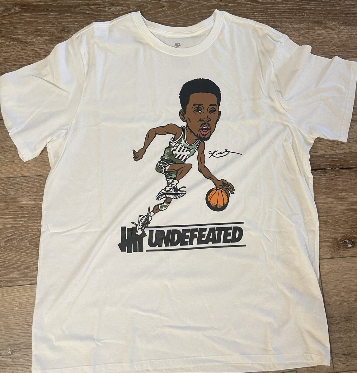 Nike Kobe Protro x Undefeated Caricature T-Shirt size XL supreme