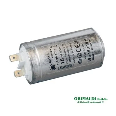 CONDENSATORE 15µF AVVIAMENTO DUCATI ATTACCO RAPIDO 425-475V 1250344745