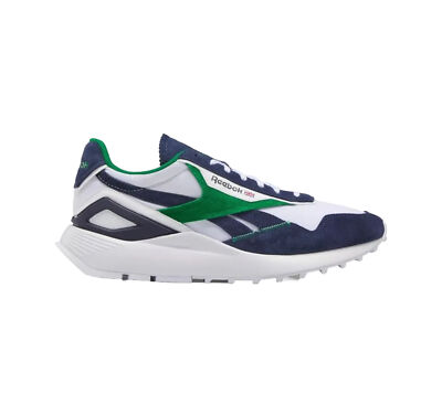 Men Reebok Classic Leather Legacy AZ Shoes Size 12 White Navy Blue Green  GY9797