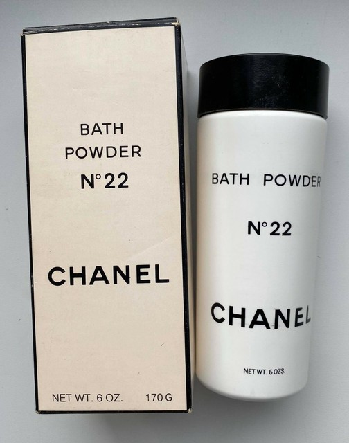 Chanel NO 22 BATH POWDER 170 G 6 OZ VINTAGE 1960S eBay