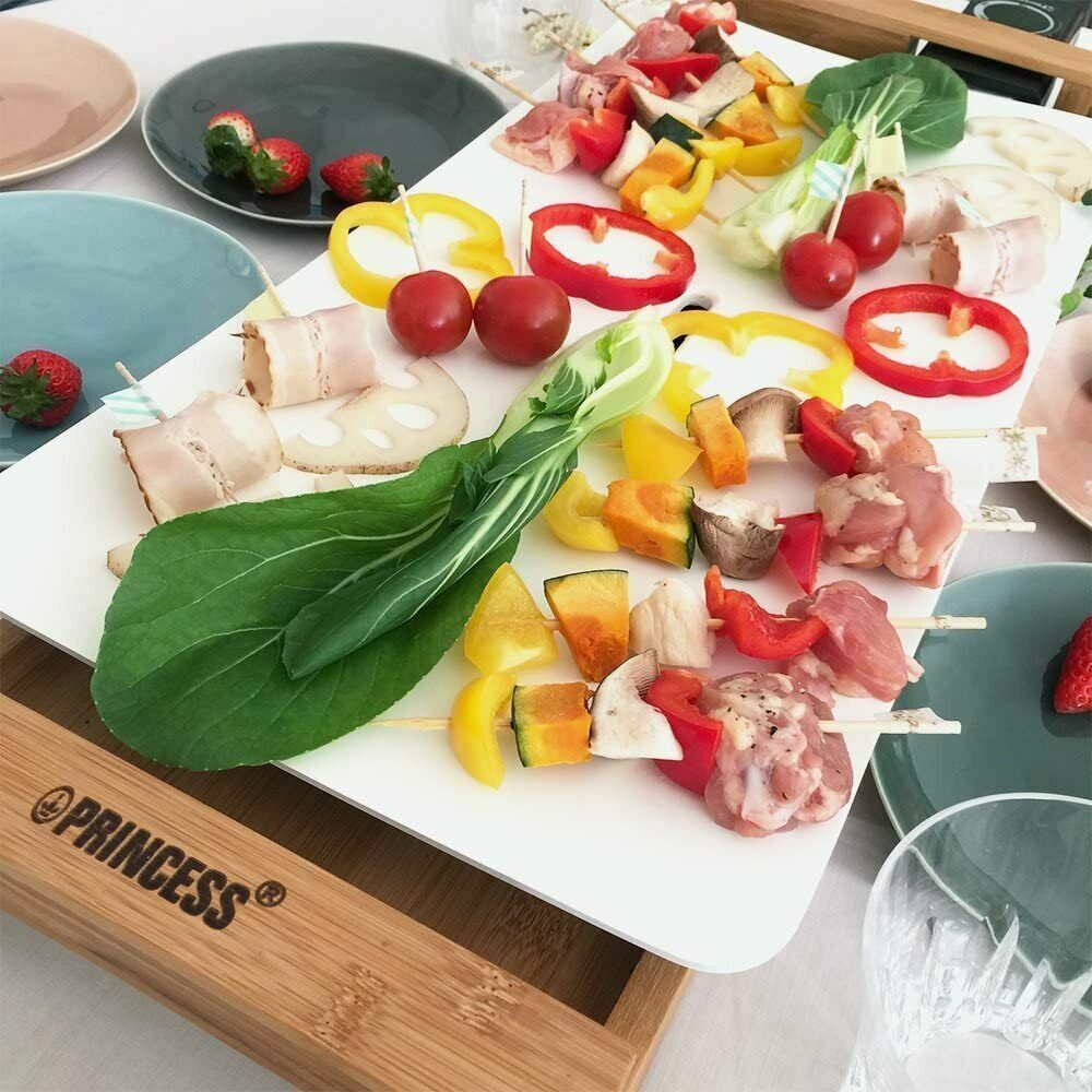 Princess Table Grill Pure White Hot plate Cooking Interior Princess Table Grill Pure White Hot plate Cooking Interior